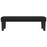 Banco 100x30x30 cm couro artificial preto 3
