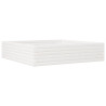Jardinera madera maciza de pino blanco 100x100x23 cm 2