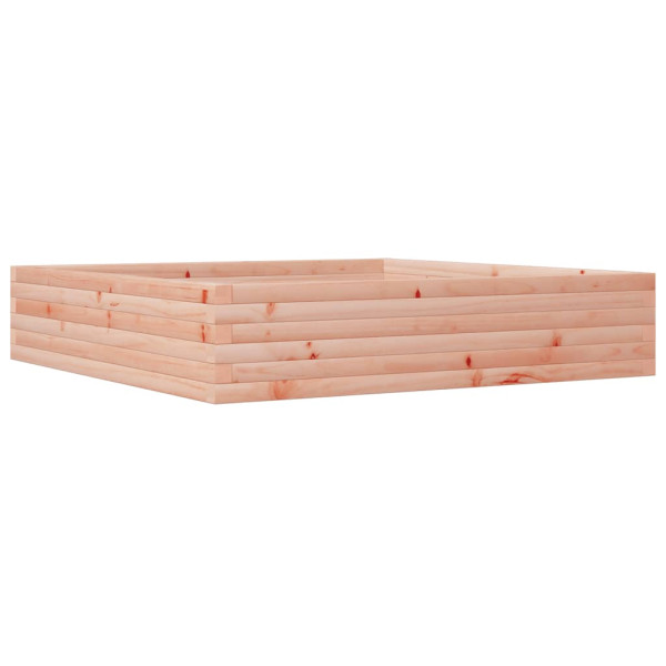 Jardinera madera maciza de abeto Douglas 110x110x23 cm M 2