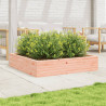 Jardinera madera maciza de abeto Douglas 110x110x23 cm 3