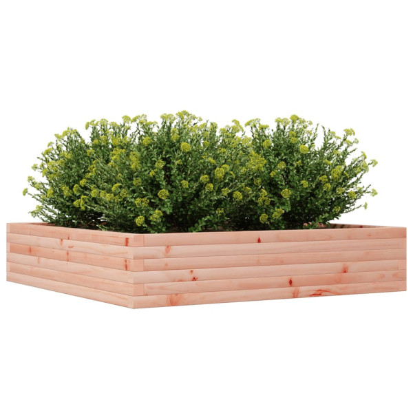 Jardinera madera maciza de abeto Douglas 110x110x23 cm M 4