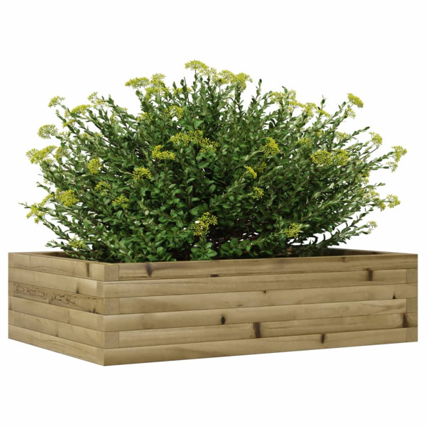 Jardinera de madera de pino impregnada 90x60x23 cm M 4