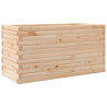 Jardinera de madera maciza de pino 90x40x45.5 cm 2