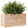 Jardinera de madera maciza de pino 90x40x45.5 cm 4