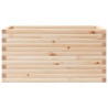 Jardinera de madera maciza de pino 90x40x45.5 cm 5