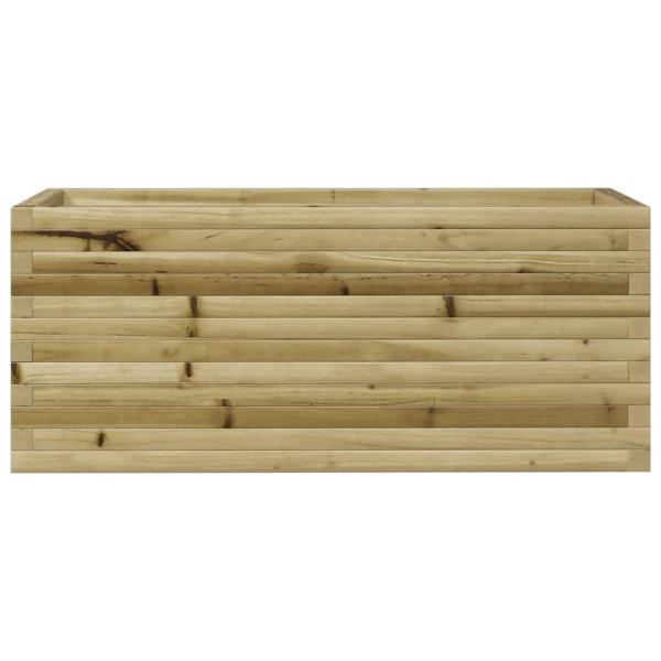 Jardinera de madera de pino impregnada 110x40x45.5 cm M 5