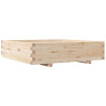 Jardinera madera maciza de pino 100x100x26.5 cm 2