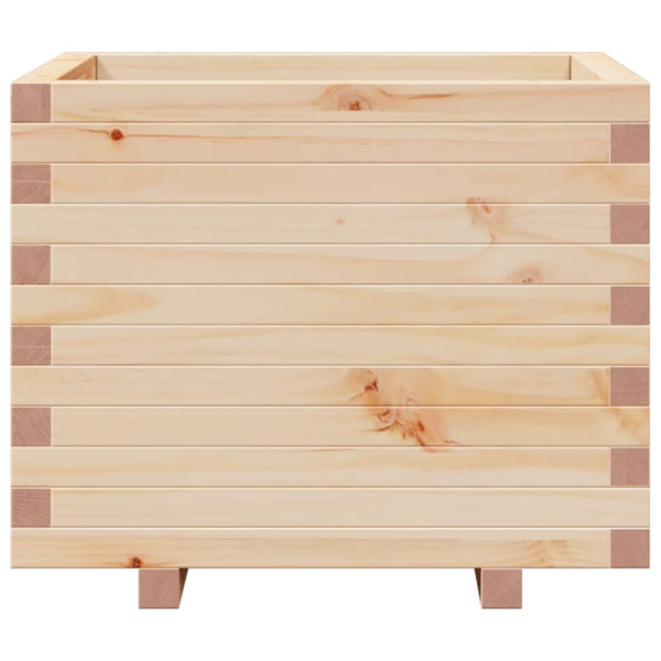 Jardinera madera maciza de pino 60x60x49.5 cm M 5