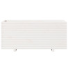 Jardinera madera maciza de pino blanco 110x40x49.5 cm 5