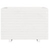 Jardinera madera maciza de pino blanco 70x70x49.5 cm 5