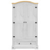 Armario Corona madera maciza de pino blanco 102x52x186 cm 4