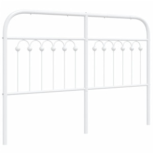 Cabecero de metal blanco 135 cm H