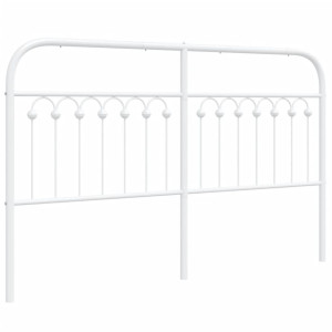 Cabecero de metal blanco 150 cm H