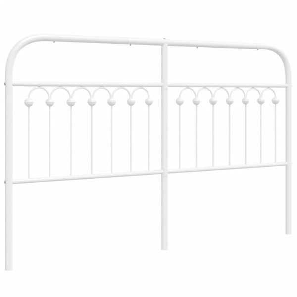 Cabeceira de cama 150 cm metal branco M 2