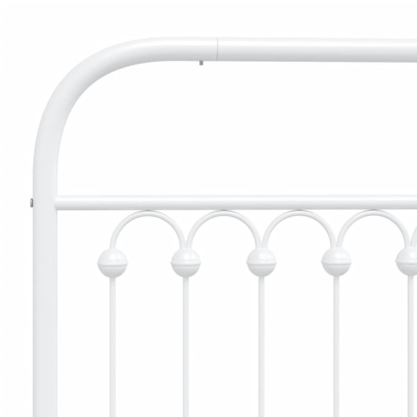 Cabeceira de cama 150 cm metal branco M 5
