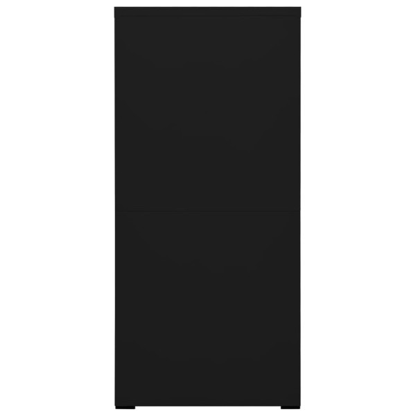 Armario archivador de acero negro 46x62x133 cm M 3