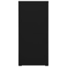 Armario archivador de acero negro 46x62x133 cm 3