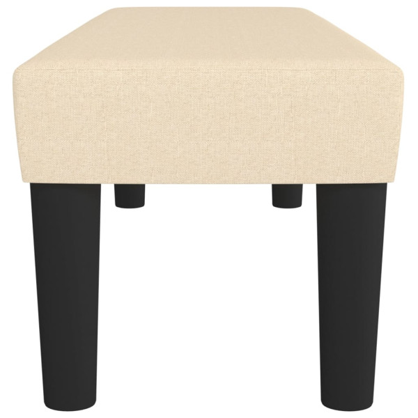 Banco 100x30x30 cm tecido cor creme M 4