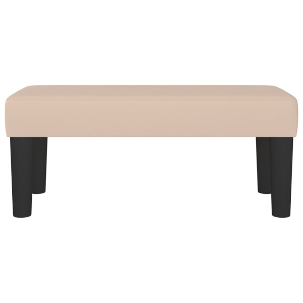 Banco 70x30x30 cm couro artificial cappuccino M 3