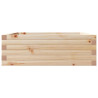 Jardinera de madera maciza de pino 70x70x23 cm 5