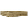 Jardinera de madera de pino impregnada 110x110x23 cm 2