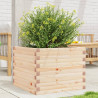 Jardinera de madera maciza de pino 60x60x45.5 cm 1