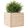 Jardinera de madera maciza de pino 50x50x45.5 cm 4