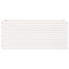 Vaso/floreira de jardim 110x40x45.5 cm pinho maciço branco 5