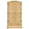 Armario Corona madera maciza de pino 102x52x186 cm 4