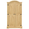 Armario Corona madera maciza de pino 102x52x186 cm 4