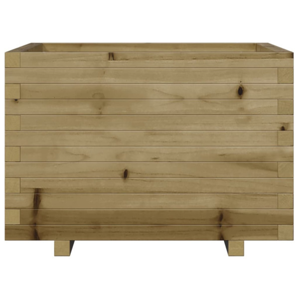 Jardinera madera de pino impregnada 70x70x49.5 cm M 5