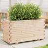 Jardinera madera maciza de pino 90x40x49.5 cm 1