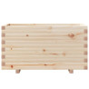 Jardinera madera maciza de pino 90x40x49.5 cm 5