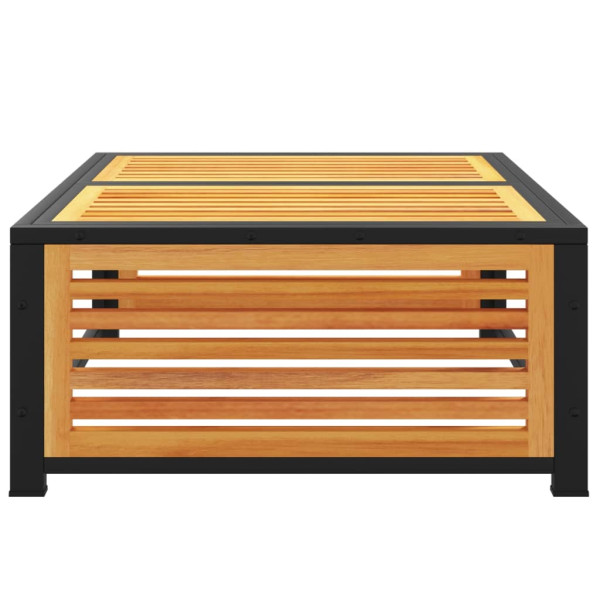 Mesa de jardim 68x68x30 cm madeira de acácia maciça M 4