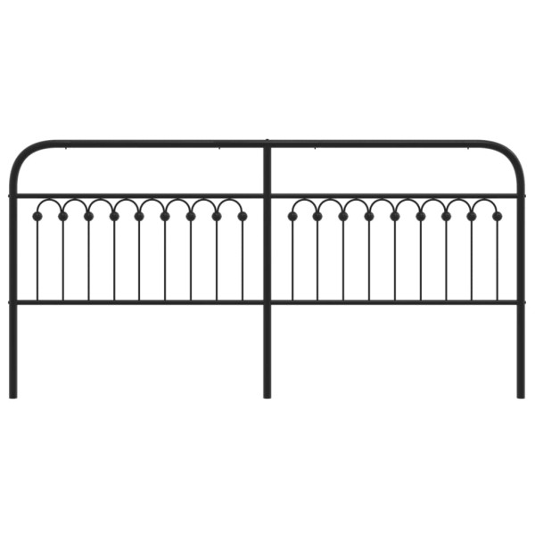 Cabeceira de cama 193 cm metal preto M 4