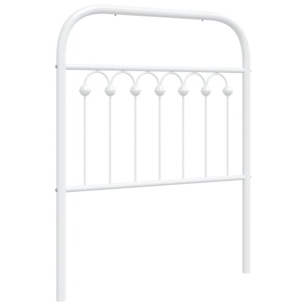 Cabeceira de cama 75 cm metal branco M 2