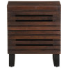 Mesa de cabeceira 40x34x46 cm madeira de mangueira maciça 3
