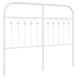 Cabeceira de cama 120 cm metal branco H