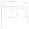 Cabecero de metal blanco 120 cm 2
