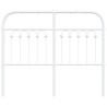 Cabeceira de cama 120 cm metal branco 4