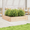 Jardinera de madera maciza de pino 110x110x23 cm 3
