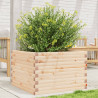 Jardinera de madera maciza de pino 70x70x45.5 cm 1