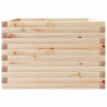 Jardinera de madera maciza de pino 70x70x45.5 cm 5