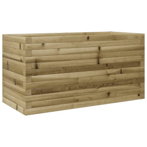 Jardinera madera de pino impregnada 90x40x45.5 cm H