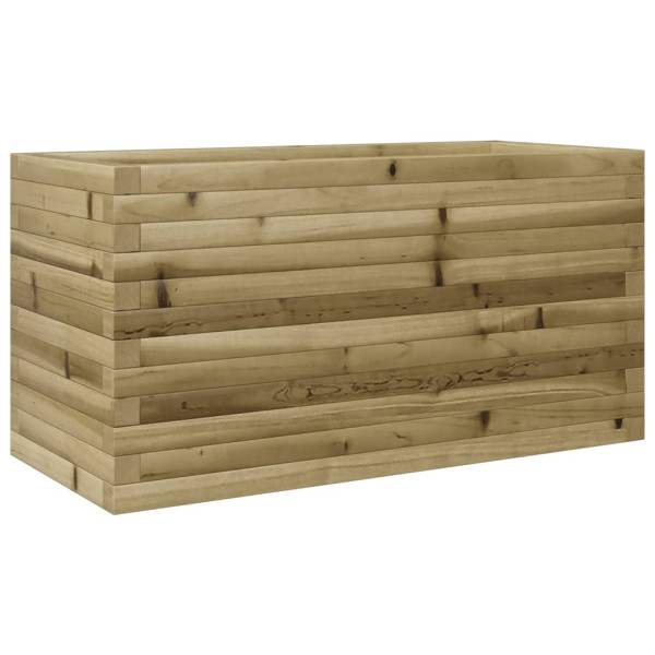 Jardinera madera de pino impregnada 90x40x45.5 cm M 2