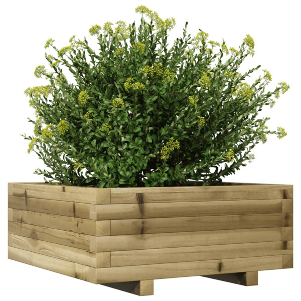 Jardinera de madera de pino impregnada 60x60x26.5 cm M 4