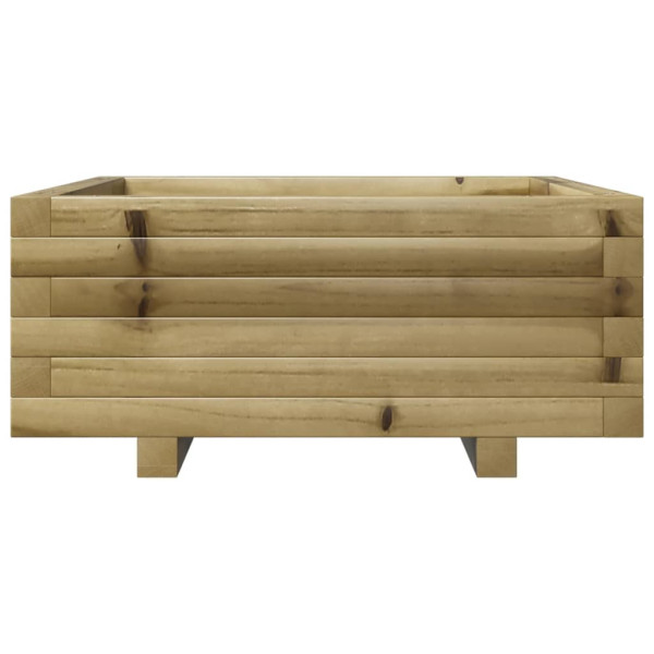 Jardinera de madera de pino impregnada 60x60x26.5 cm M 5