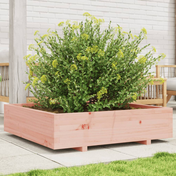 Jardinera madera maciza de abeto Douglas 100x100x26.5 cm D