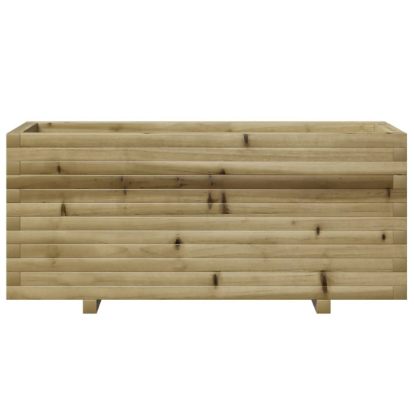 Jardinera madera de pino impregnada 110x40x49.5 cm M 5