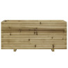 Jardinera madera de pino impregnada 110x40x49.5 cm 5